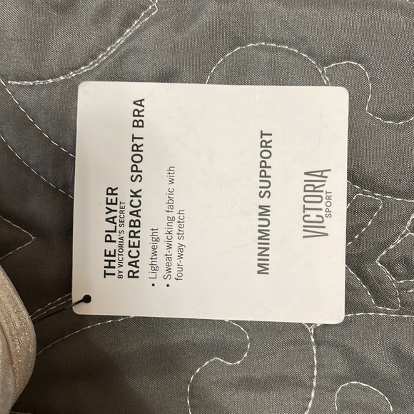 NWT Victoria sport L sports bra. Shiny/iridescent color with mesh back. - Picture 2 of 6